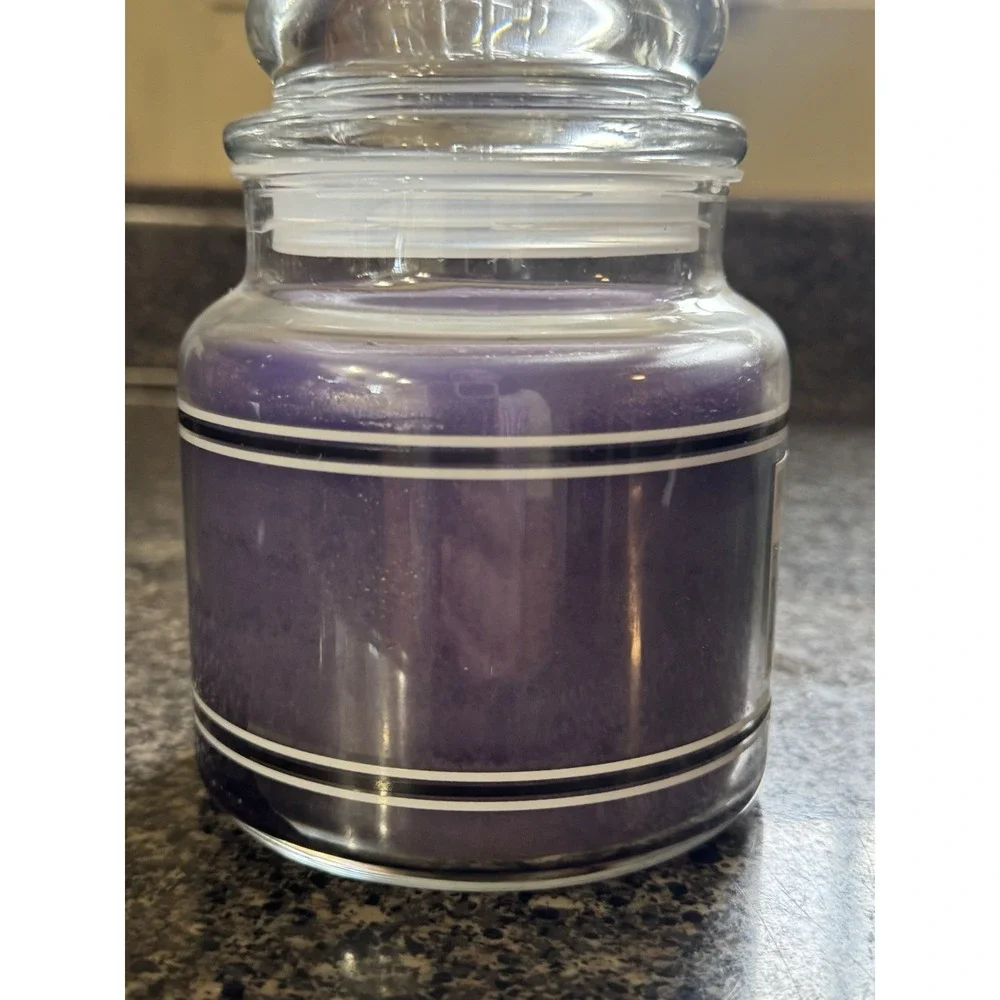 Yankee Candle Used SEASIDE HOLIDAY Black Band Large Housewarmer, 14.5oz RETIRED